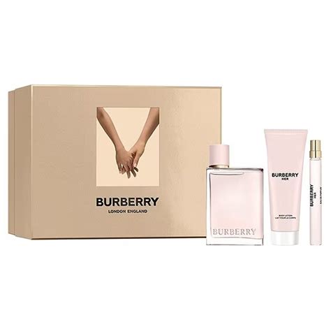 burberry 3-pc. her collection gift set|Burberry Her elixir gift set.